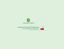 Tablet Screenshot of bip.jaworzyna.net